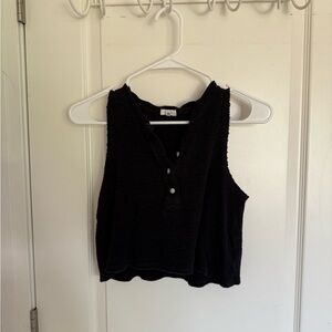 Aerie Black Tank Top